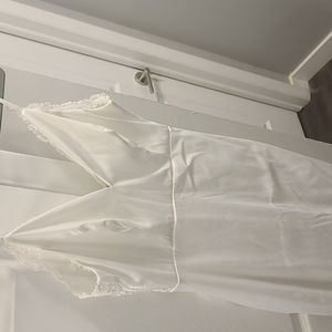 Beautiful white dress with lace back